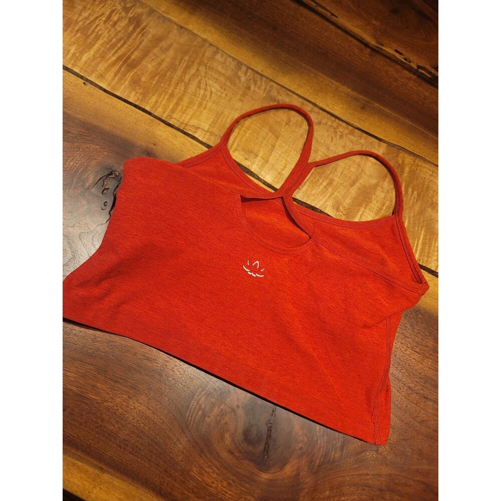 Beyond Yoga Spacedye Red Crop Tank Size Large - Picture 3 of 5